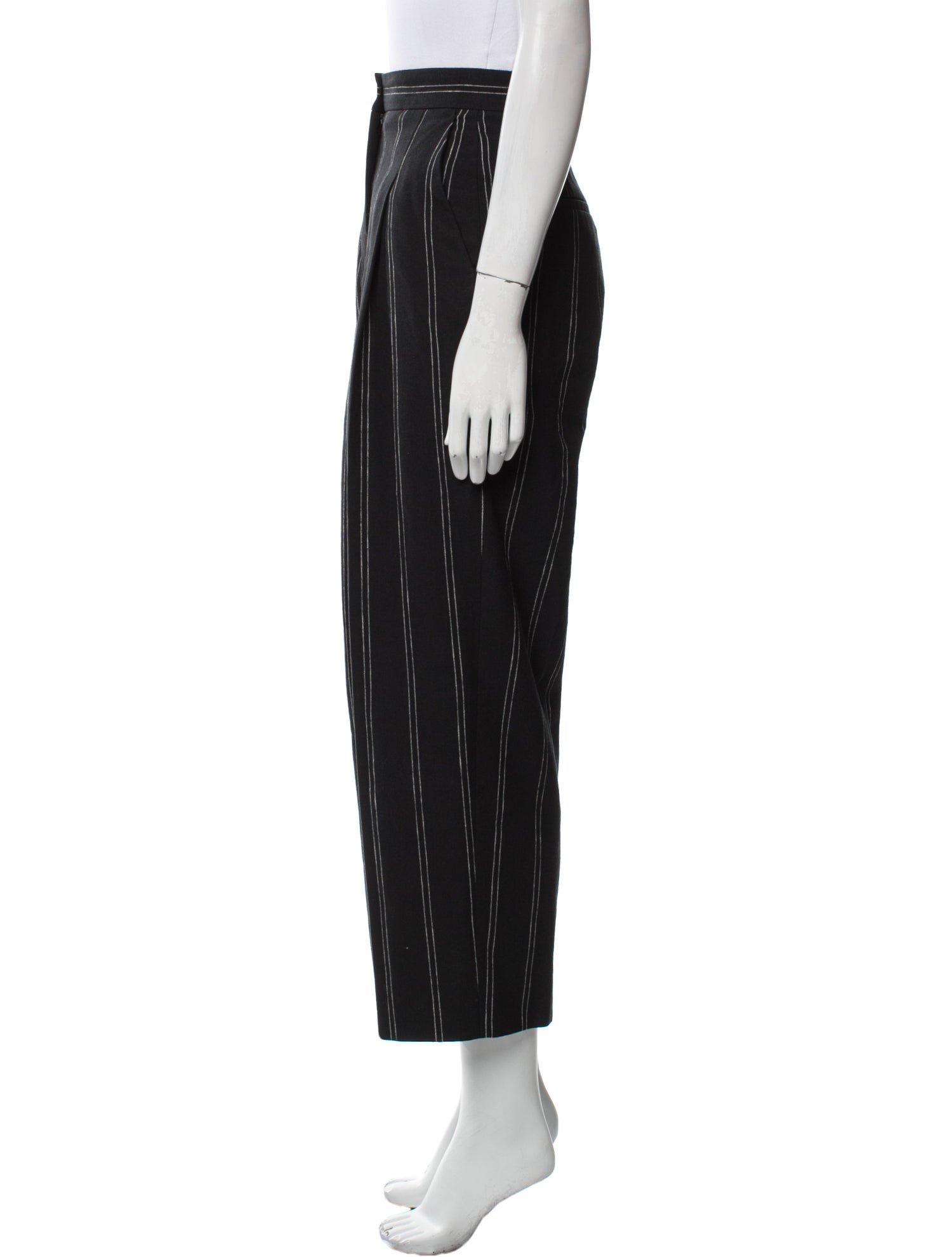 Sandro Striped Wide Leg Pants